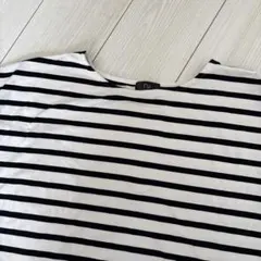 ストライプ 半袖Tシャツ ホワイト/ブラック