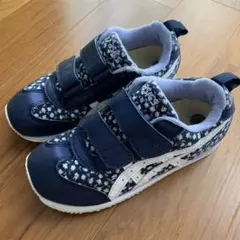 Asics ネイビー 花柄 スニーカー