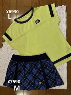 St.Christopher テニスウェア セットアップ チェック柄 - メルカリ