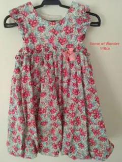 Sense of Wonder 花柄ノースリーブワンピース 110cm