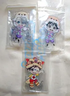 ユーリオンアイスwithaWISH アクスタ 缶バッジ ヴィクトル 3点セット
