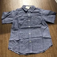 半袖シャツ チェックシャツ⭐︎120 MPS タグ付き