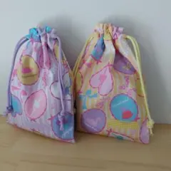 巾着☆コップ入れ☆給食袋☆小物整理袋☆ハンドメイド☆バレエ柄