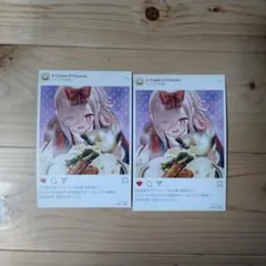 カッコウの許嫁のカード2枚セット。