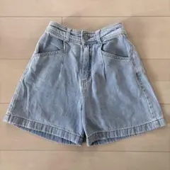 デニムショートパンツ S 140 ライトブルー Lovetoxic