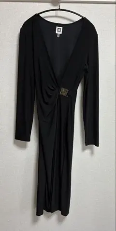 ANNE KLEIN ブラック ワンピース