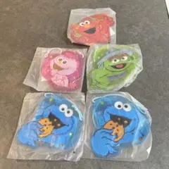 USJオフィシャルホテル　セサミストリート チケットケース・ポーチ5個セット