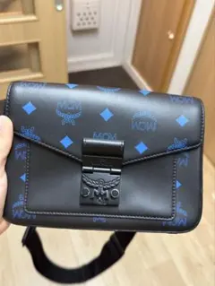 janus 様専用 MCM ショルダーバッグ ブラック ブルーのサムネイル