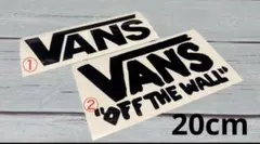 VANS カッティングステッカー　2枚セット　20cmのサムネイル