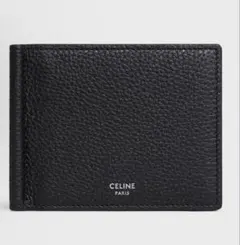 CELINE セリーヌ マネークリップ 二つ折り財布 ブラック　新品未使用のサムネイル