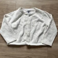 PETIT BATEAU カーディガン 18m 81cm ホワイト