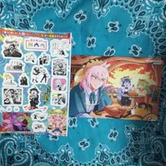週刊少年チャンピオン　魔入りました！入間くん　ステッカー　特典　ビジュアルボード
