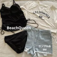 L55★BeachQueenサンプル品★9M★水着4点セット