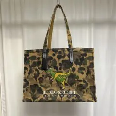 COACH トートバッグ ホースアンドキャリッジ カモフラ ショルダー