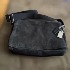 コーチ COACH メッセンジャーバッグ レザー 本革 A4 斜め掛け 黒