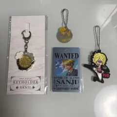 ONE PIECE サンジ キーホルダー 4点セット