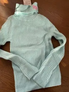 ニット ハイネック RONI 水色