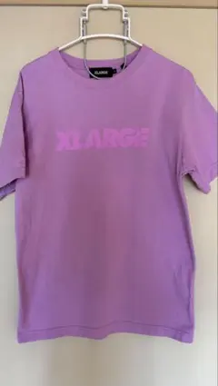 XLARGE ピンク紫 ロゴ刺繍 Tシャツ Mのサムネイル