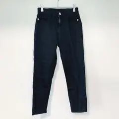 ✨美品✨ パンツ 61-89 カジュアル テーパード ストレッチ 黒 シンプル