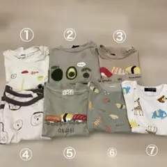 80サイズ Tシャツ 7枚まとめ売り