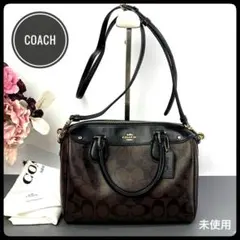 新品】COACH CH469 ミニ ローアンクロスボディシグネチャーキャンバス
