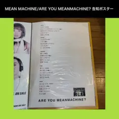 MEAN MACHINE デビュー非売品告知ポスター YUKI Chara 貴重 - メルカリ
