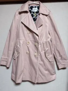 PINKY&DIANNE ダブルブレスト トレンチコート ピンク