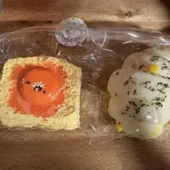 海外スクイーズ　たまごトースト　コーンクリームパン