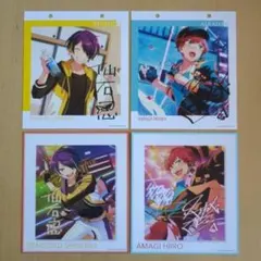 あんスタ　仙石忍／天城一彩　カレンダーイラストカード　8点セット