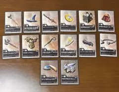 ドラゴンクエストアイテムカード14枚☆メタルキングヘルム☆やまびこのぼうし