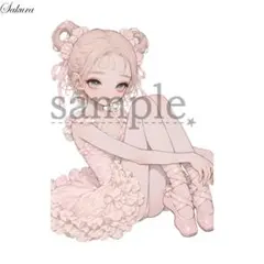 【SA-370】Sakura＊オリジナル♡人物ステッカー