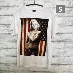 マリリン・モンロー　プリント　Tシャツ　Sサイズ　訳あり