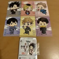 ハイキュー!! 夏祭りポストカード・一番くじラバーチャームセット