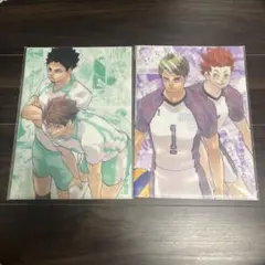 【新品 未開封品】ハイキュー展 クリアファイル 2枚入