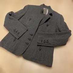 noa-ge グレー テーラードジャケット XL