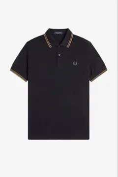 FRED PERRY ポロシャツ ブラック×ゴールド フレッドペリータグ付き新品のサムネイル