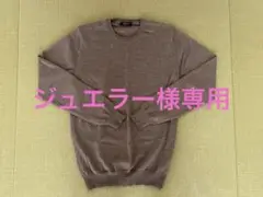アルコディオ　ARCODIO メリノウールニット　クルーネック　グレージュ