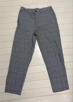 GU チェックパンツ グレー Mサイズ