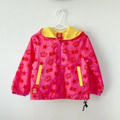 【BABYDOLL】 ピンクロゴ　派手　ウィンドブレーカー　お散歩送迎などに