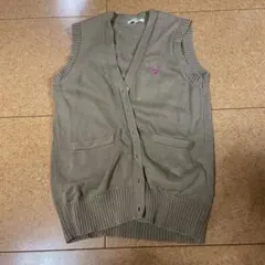 conomi ベスト 茶色 キャメル