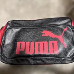 PUMA ショルダーバッグ 黒/赤