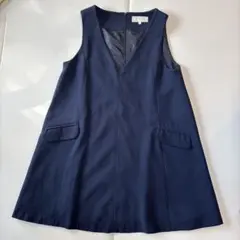 ROPÉ PICNIC ノースリーブワンピース 38 ネイビー　マタニティ