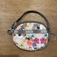 LeSportsac フラワープリント コインケース　小物入れ　キーケース