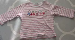 familiar ストライプ Tシャツ 80cm