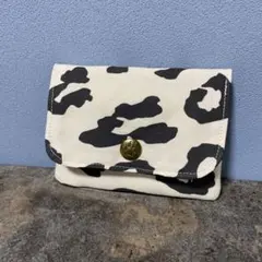 ヒョウ柄ミニ財布　ミニポーチ