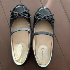 ロペピクニックブラック バレエシューズ 20cm