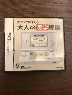 DS ソフト　なぞっておぼえる大人の漢字練習