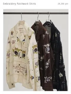 TODAYFUL Embroidery Patchwork Shirtsのサムネイル