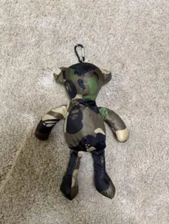 迷彩柄 ぬいぐるみ型エコバッグ