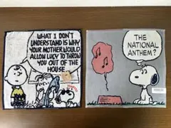 ピーナッツ　スヌーピー タオルハンカチとガーゼハンカチ